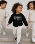Wild Like My Curls Pullover Saved by Grace Co.