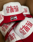 Sundays Are For Tay + Trav - Red Vintage Trucker Hat