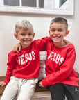 Jesus Varsity Crew- Kids Sweatshirt