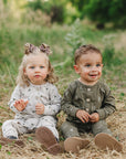 Nashville Long Sleeve Button Romper