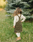 Green Corduroy Dress