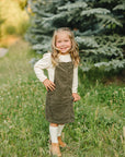 Green Corduroy Dress