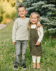 Green Corduroy Dress