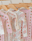 Strawberry Stripe | Two Piece Pajama Set