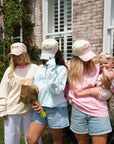Mommin' - Striped Vintage Trucker Hat
