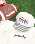 Gameday Icon Black Stripe Trucker Hat KenzKustomz