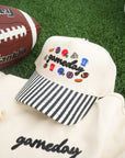 Gameday Icon Black Stripe Trucker Hat KenzKustomz