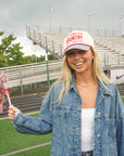 Play Something Country - Navy Pinstripe Trucker Hat KenzKustomz