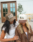 Lucky Duck - Brown Corduroy Trucker Hat KenzKustomz
