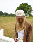 Lucky Duck - Brown Corduroy Trucker Hat KenzKustomz