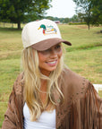 Lucky Duck - Brown Corduroy Trucker Hat KenzKustomz