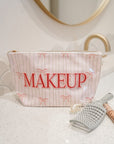 Makeup - Pink Ribbons Clear Coat Bag