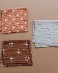 Chestnut Textile Muslin Burp Cloth
