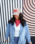 Hoop there it is - Tan Vintage Trucker Hat