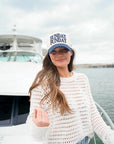 Sunday Funday - Navy Vintage Trucker Hat