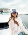 Sunday Funday - Navy Vintage Trucker Hat