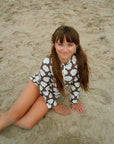 Girl's Long Sleeve Swimsuit | Seashells