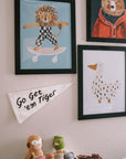 go get 'em tiger pennant