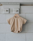 T-Shirt Romper | Toffee forever french baby