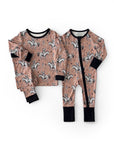 Bamboo Zip Romper | Desert Cowboy