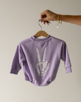 Sweatshirt Romper | Enchanted Skelly forever french baby