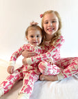 Hot Pink Bow | Two-Piece Pajama Set