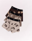 Bamboo Boxers (3 Pack) | Dirt Bike, Bulldozer & Monster Truck
