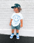 Jesus Loves You Smiley Toddler Tee Saved by Grace Co.