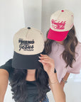 Friend in Jesus - Black Vintage Trucker Hat KenzKustomz