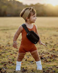 Rust Romper Bikershort