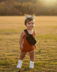 Rust Romper Bikershort