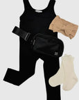 Athleisure Jumpsuit - Black