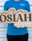Custom 3D Wooden Name Sign with Designs of your choice