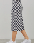 Checkered Midi Skirt - Final Sale