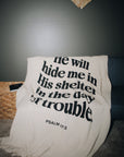 Psalm 27 Throw Blanket