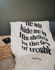 Psalm 27 Throw Blanket