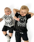 Dad's Dude Checkered Tee Saved by Grace Co.