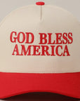 God Bless America Trucker Hat Saved by Grace Co.