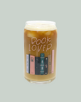 Book Lover Can Glass