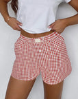 Viral Trendy Gingham Boxer Shorts Saved by Grace Co.