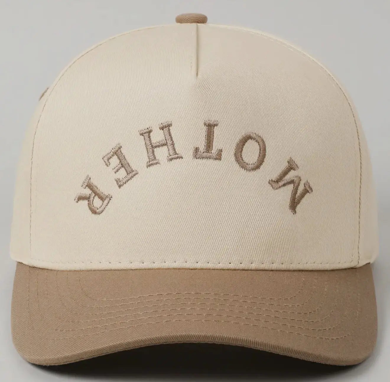 Mother Upside Down Lettering Embroidered Cap – SBG Co display picture 1