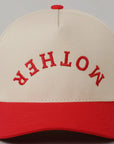 Mother Upside Down Lettering Embroidered Cap Saved by Grace Co.