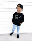Mama's Boy Varsity Sweatshirt Saved by Grace Co.