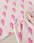 Shorts Set | Pink Bolts