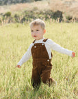 Brown Corduroy Overalls Mebie Baby