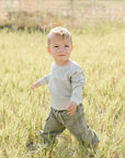 Grey Crewneck Mebie Baby