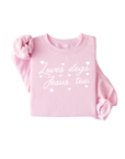 Love Dogs + Jesus Script Pullover - Valentine's Day Edition
