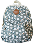 Green Floral Mini Backpack