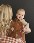 Chestnut Textile Muslin Burp Cloth