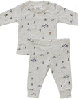 Ski Print Cozy Set